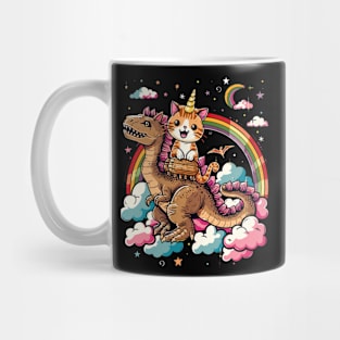 Cat Dinosaur Pounce Mug